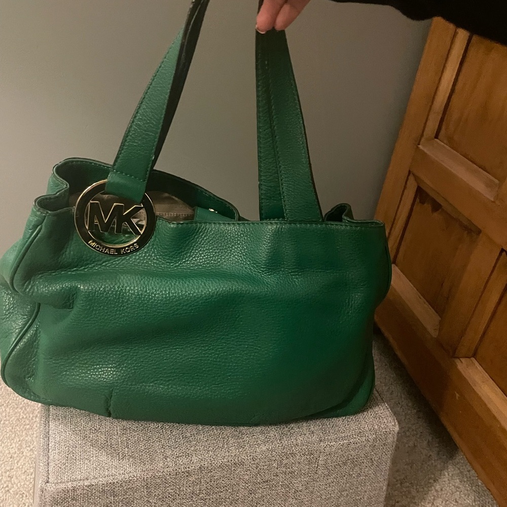 Kelly green Michael Kors bag!